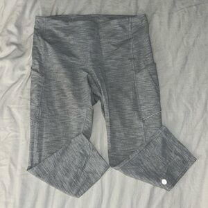 Grey patterned lulu lemon leggings